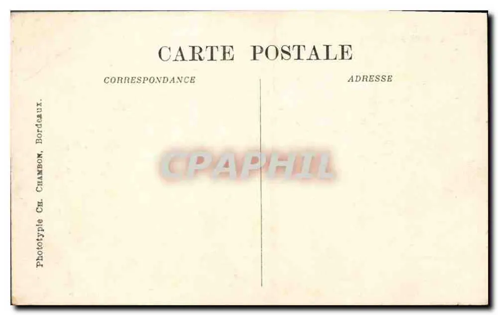 Bordeaux — O Grande Teatro — C.B. - Verso