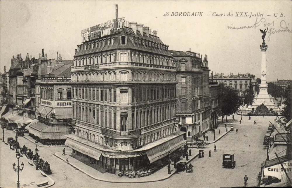 Bordeaux — Cours du XXX-Juillet — Monument de la Gironde — C.B. - Vorderseite