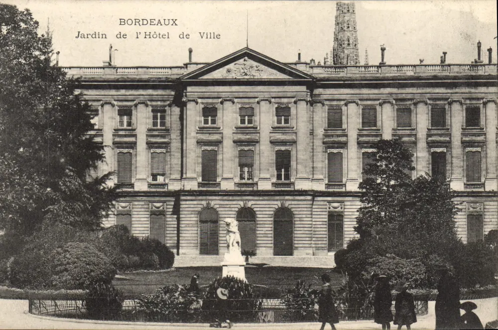 Bordeaux — Garten des Rathauses — Verlag nicht sichtbar - Vorderseite
