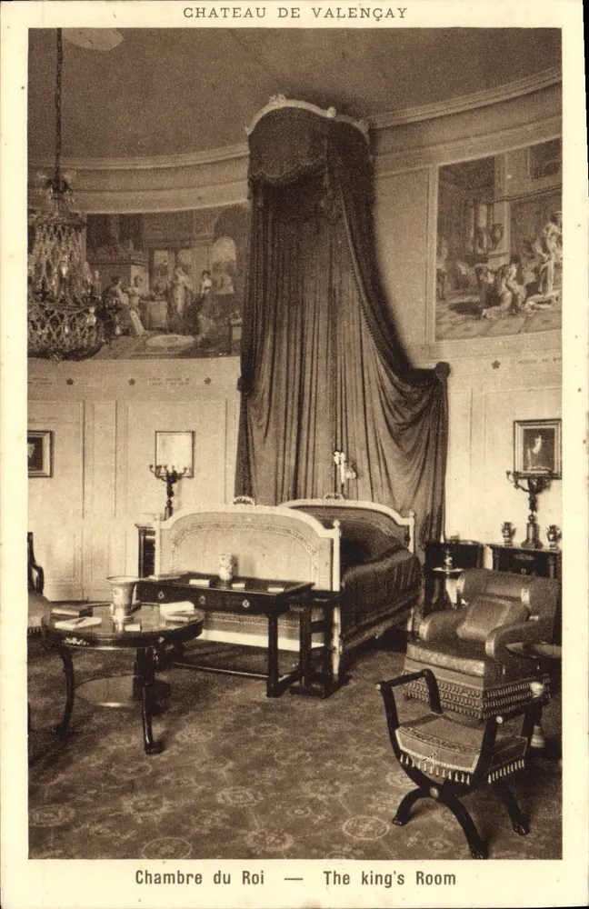 Sala do Rei — The king's Room — Castelo de Valençay - Frente