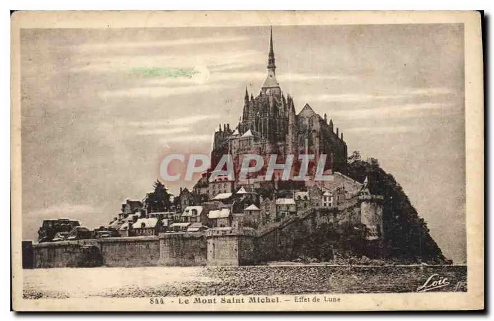 O Monte Santo Michel — Efeito de Lua — Loïc, n° 544 - Frente
