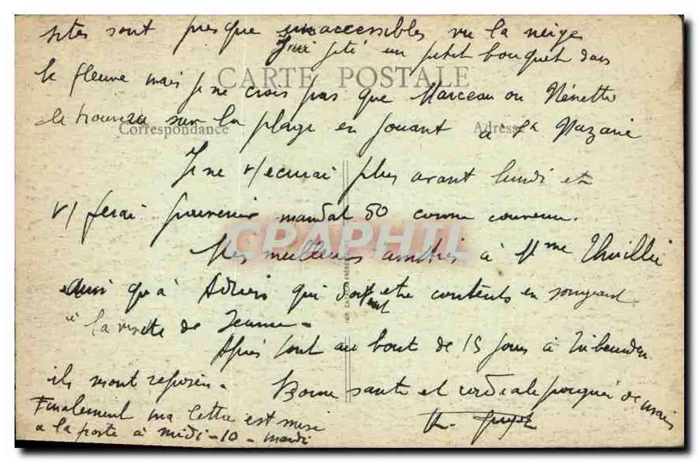 Umgebung von St-Étienne (Loire) — Der Staudamm Rochetaillée — B.F. Paris 79 - Rückseite
