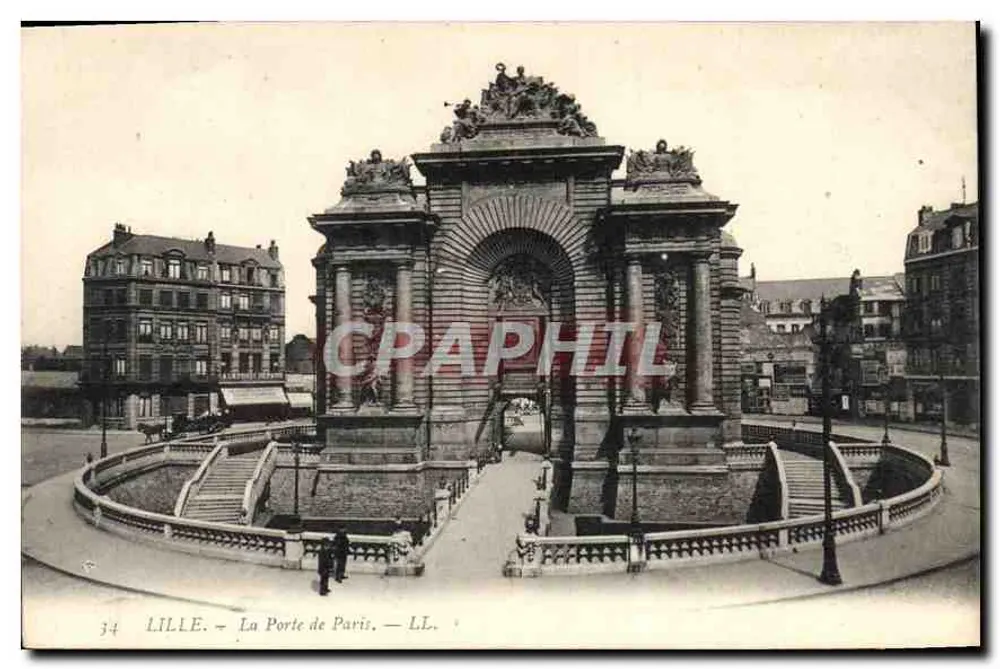 LILLE — A Porta de Paris — LL. — n°34 - Frente