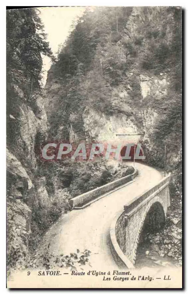 Die Gorges de l'Arly — Route von Ugine nach Flumet — LL - Vorderseite