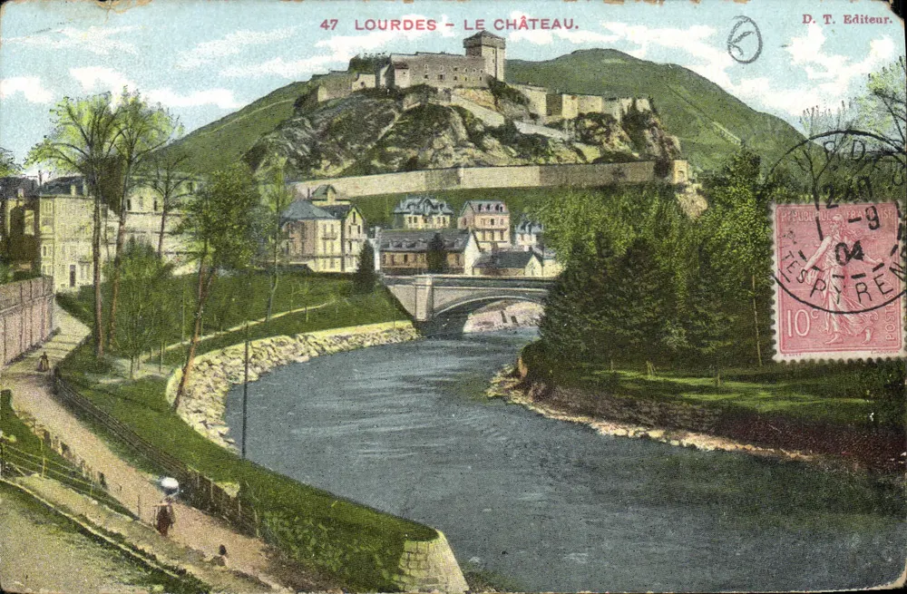 Lourdes — Le Château — D. T. Editeur, n°47 - Frente