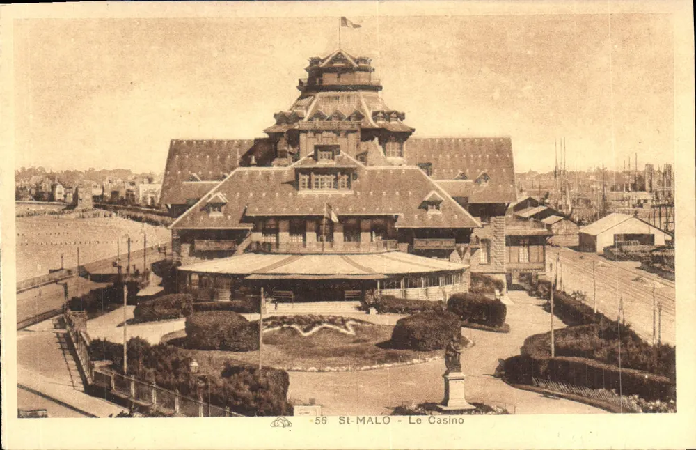 St-Malo - Het Casino — onbekende uitgever, serie-nummer 56 - Voorkant