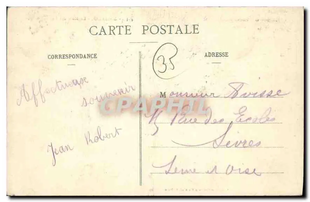 St-Malo - Le Môle des Noires — Côte d'Émeraude — Sammlung Gerrutin fils, St-Malo - Rückseite