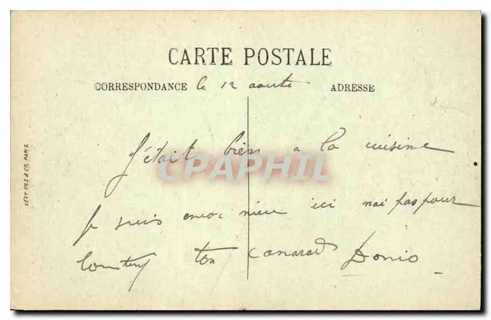Saint-Malo — A Porta Bon-Secours — Editor L. Stuarts, n°42 - Verso