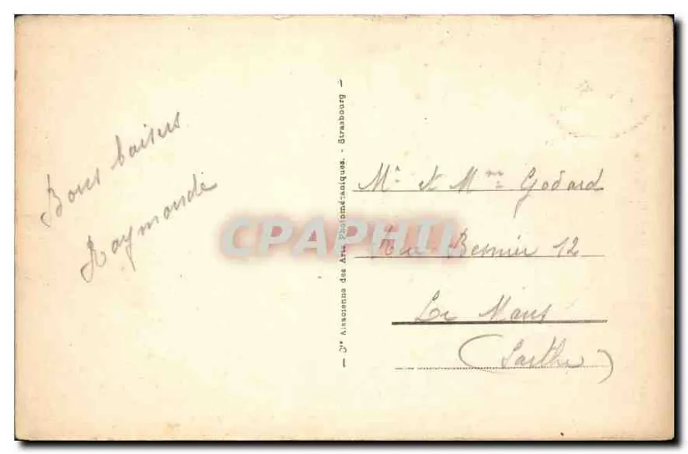 St-Malo - Die Mauern - Die Bidouane-Turm — Verlag: A. P. de la République - Rückseite