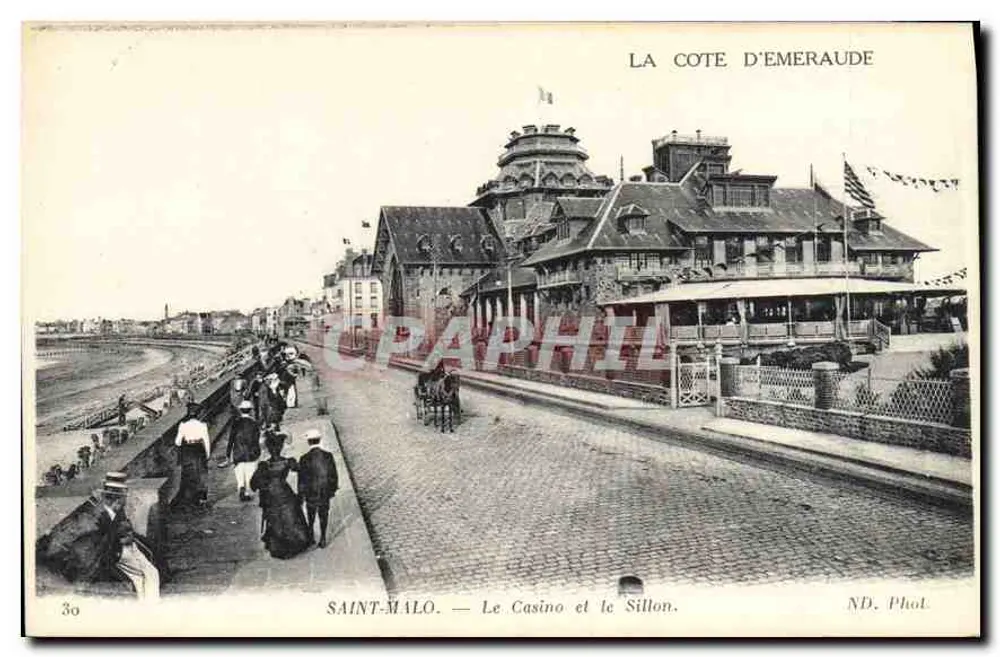 Saint-Malo — Das Casino und der Sillon — La Côte d'Émeraude - Vorderseite