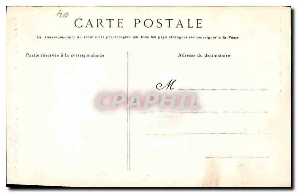 Estátua de Robert Surcouf — Côte d'Émeraude — G.F. 2562 bis - Verso