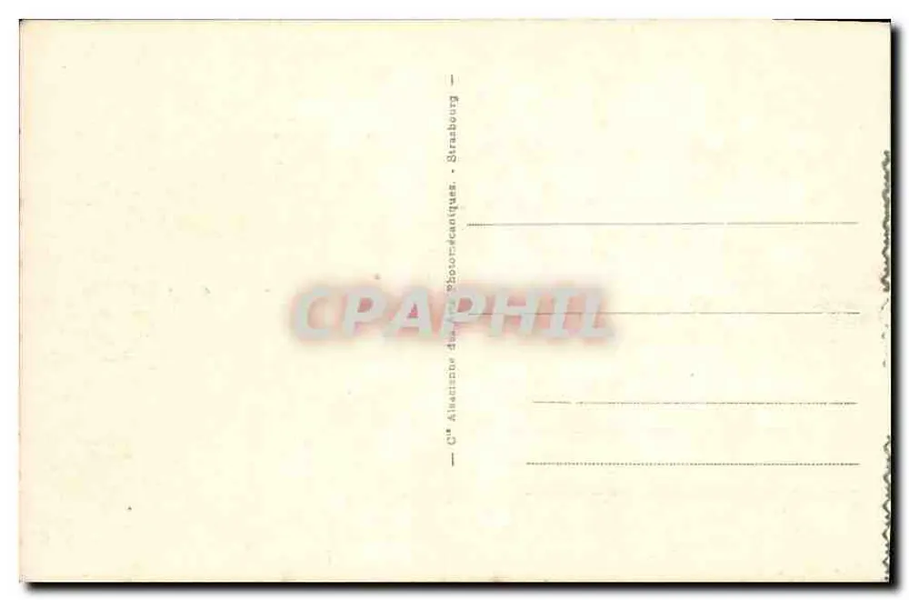 St-Malo - Die Strand von Bon Secours bei Ebbe — Verlag C° Atlantique des Arts Photodécaniques, Straßburg, Nr. 10 - Rückseite