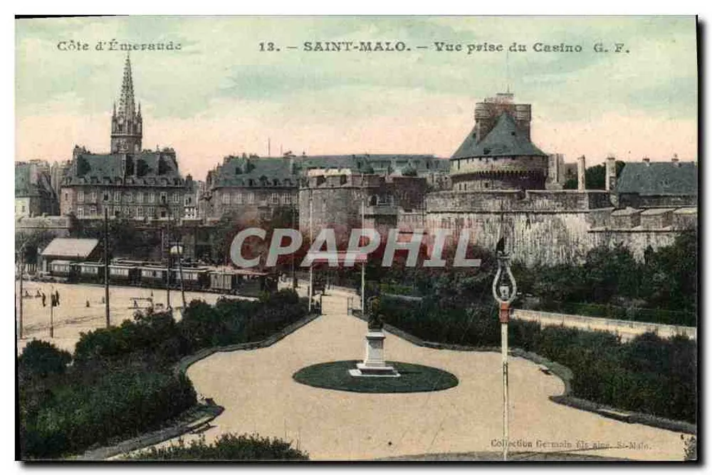 Saint-Malo — Ansicht vom G.F. Casino — Sammlung Gérmain fils, St-Malo - Vorderseite