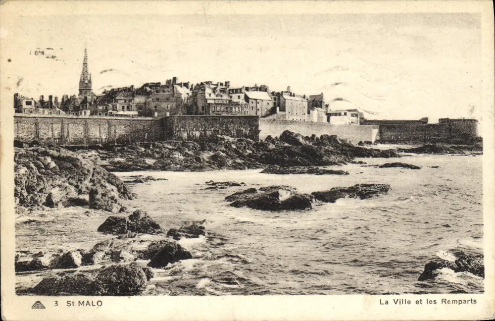 St-Malo — Die Stadt und die Mauern — Éditeur des Arts Photographiques - Vorderseite