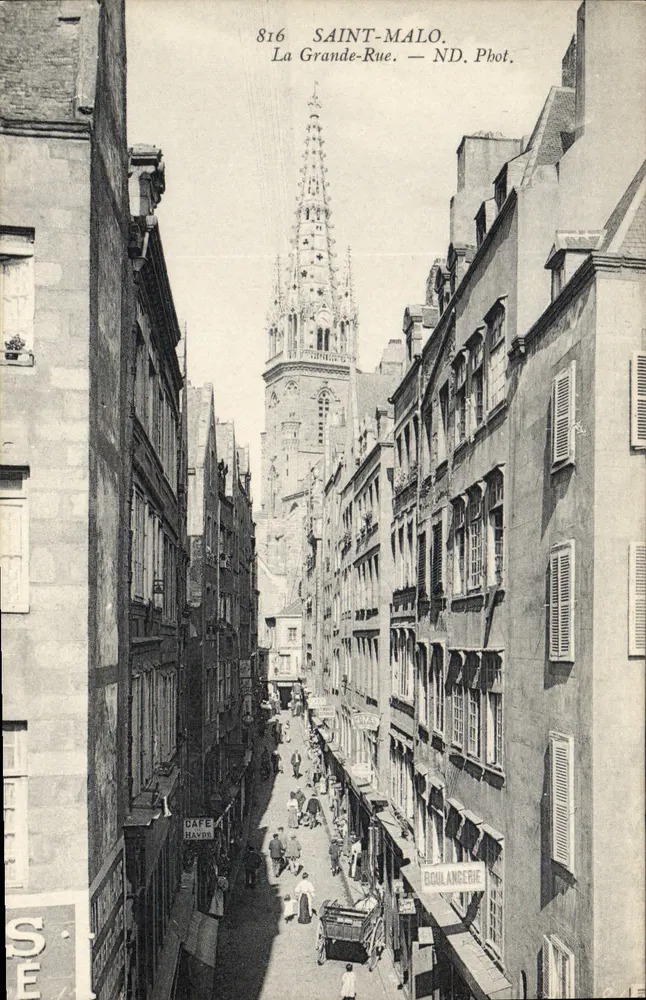 Saint-Malo - Die Grande-Rue - ND. Fotografie - Vorderseite