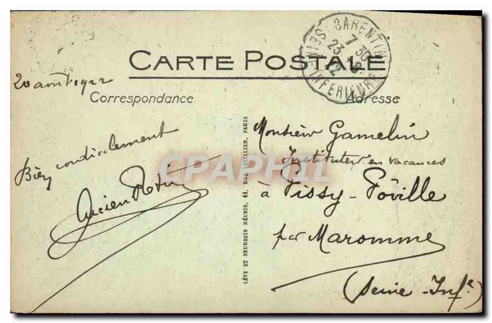 SAINT-MALO — Le Grand Bey — LL. — n°96 - Verso