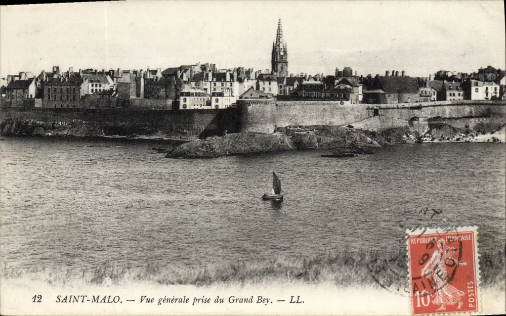 SAINT-MALO — Allgemeiner Blick vom Grand Bey — LL. — n°12 - Vorderseite