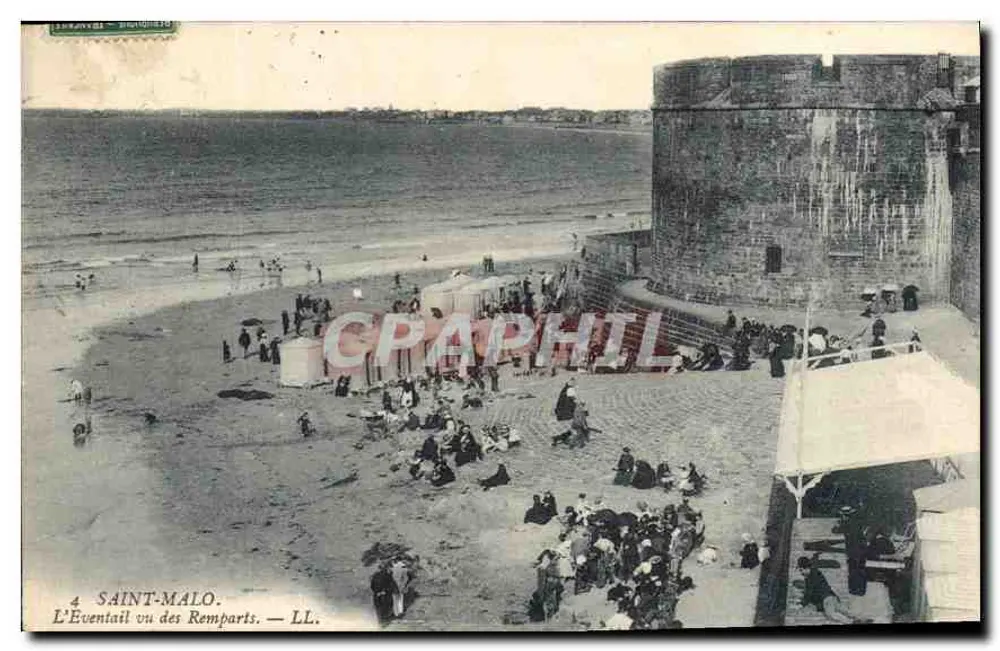 Saint-Malo — Der Éventail von den Mauern aus gesehen — LL. - Vorderseite