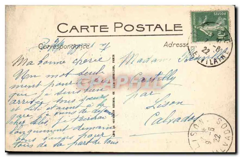 Saint-Malo — O Hotel Franklin — LL. - Verso