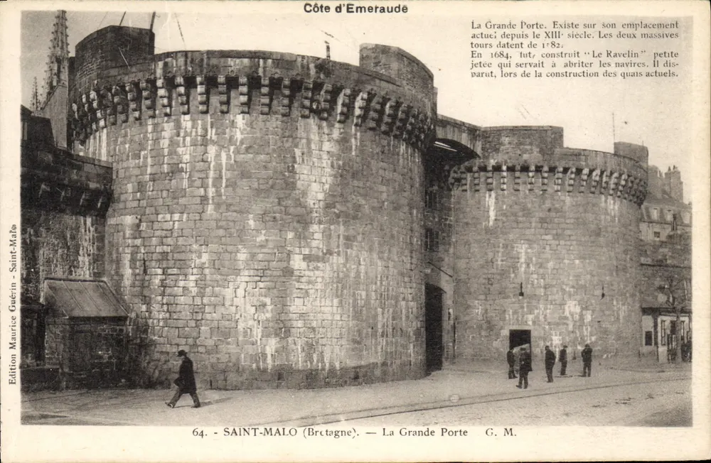 Saint-Malo (Bretagne) — Die Große Pforte — Ausgabe Maurice Guérin - Vorderseite