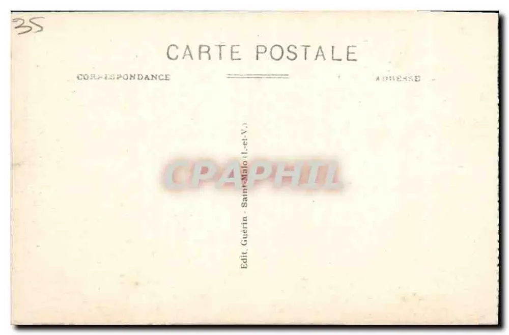 St-Malo — Rue des Petits-Degrés — G. F. n°2808 - Rückseite