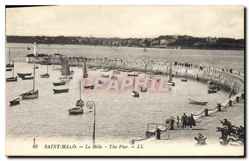 Saint-Malo — O Môle — The Pier — LL - Frente