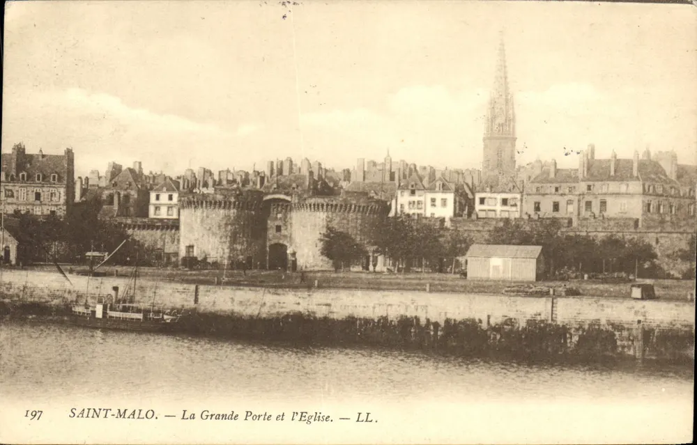 Saint-Malo — Die Große Pforte und die Kirche — LL. n°197 - Vorderseite