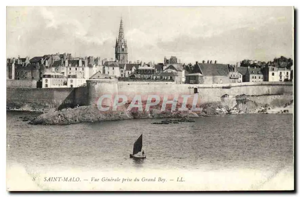 Saint-Malo — Allgemeiner Blick vom Grand Bey — I.L. - Vorderseite