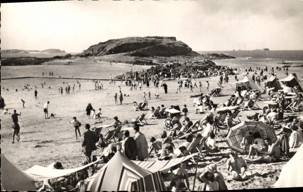 Strand von Bon Secours — Saint-Malo — Éditions du Globe - Vorderseite