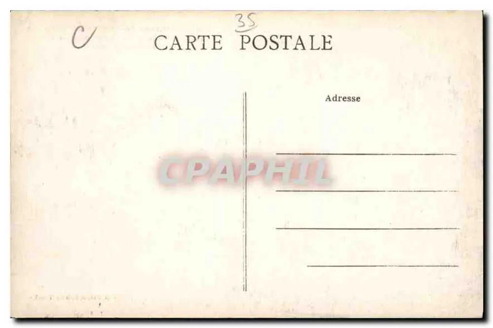 St-Malo — A Grande Porta — Editor E. tt. Guérin, n° 2495 - Verso