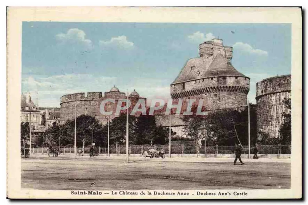 Saint-Malo — Schloss der Herzogin Anne — Schloss der Herzogin Ann - Vorderseite