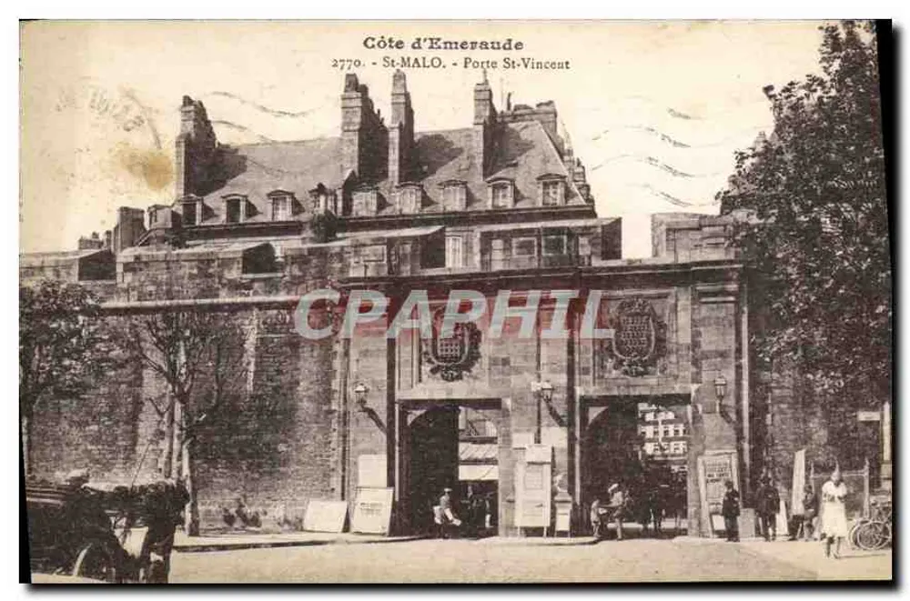 Porta Saint-Vincent — Côte d'Émeraude — St-Malo - Frente