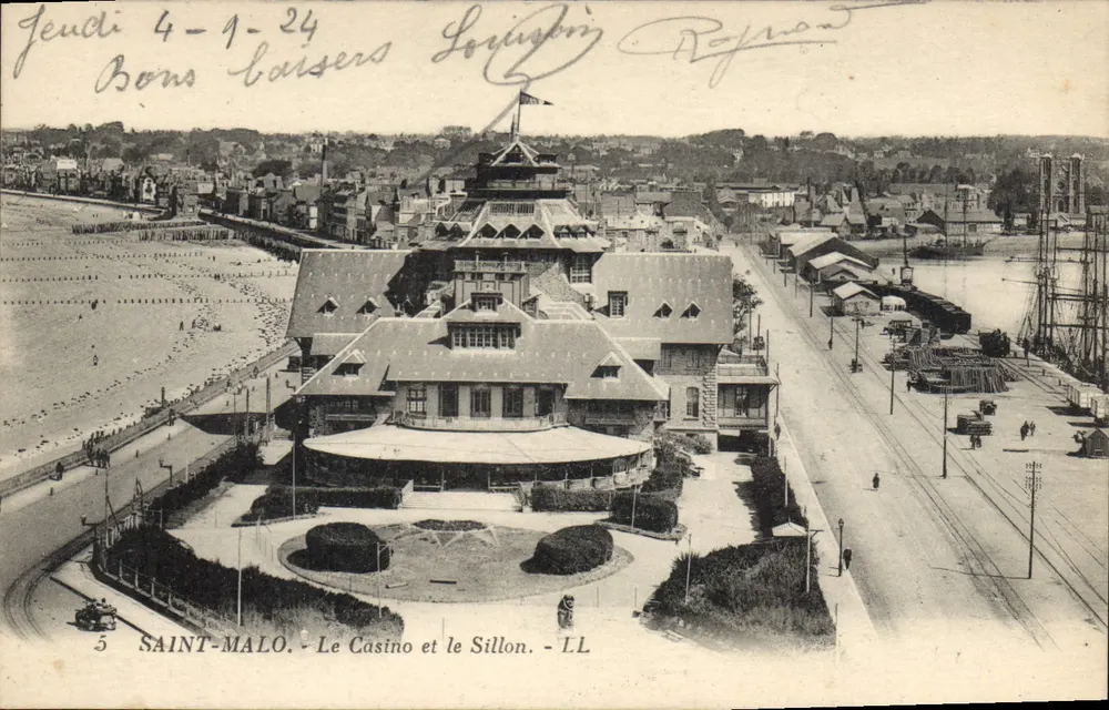 Saint-Malo - El Casino y el Sillon - LL - Anverso