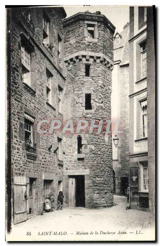 Saint-Malo — Haus der Herzogin Anne — Verlag LL. - Vorderseite