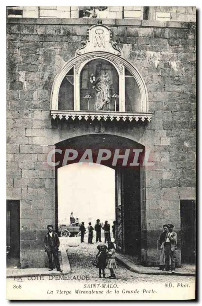 Saint-Malo — Die Gnadenlose Jungfrau der Grande Porte — ND. Phot. - Vorderseite
