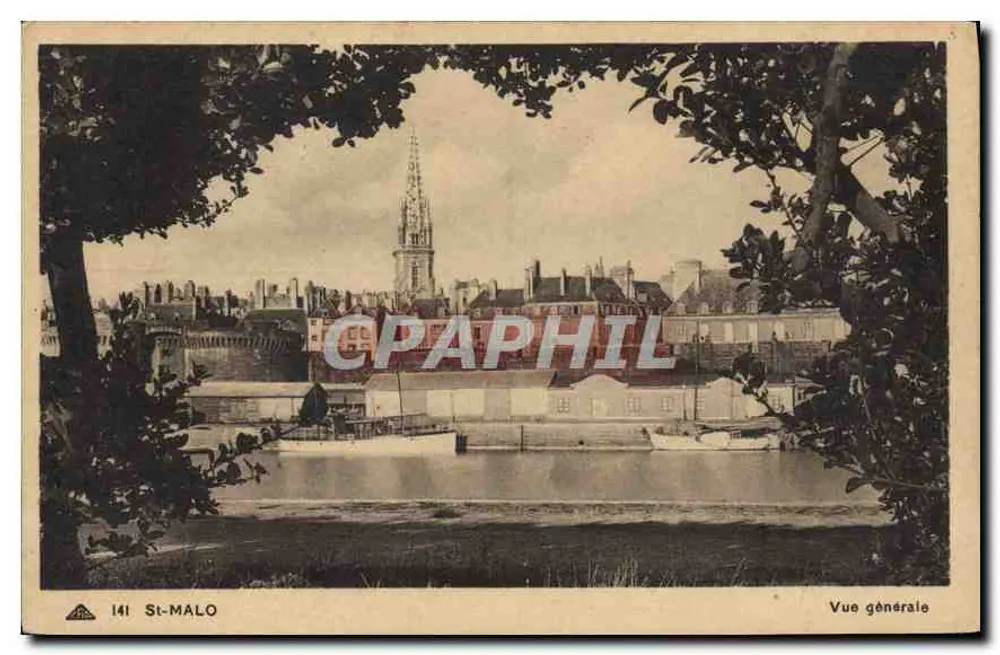 St-Malo — Ogólny widok — nr 141 - Awers