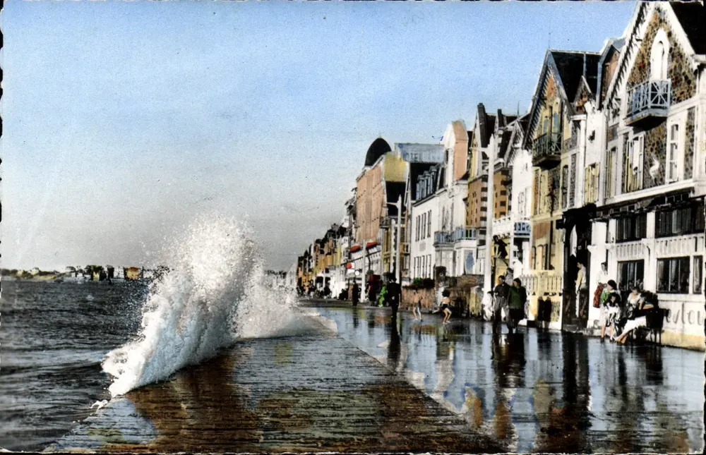 Hochwasser am Sillon — St-Malo (Ille-et-Vilaine) — Ausgabe ALFA, Nr. 35 - Vorderseite