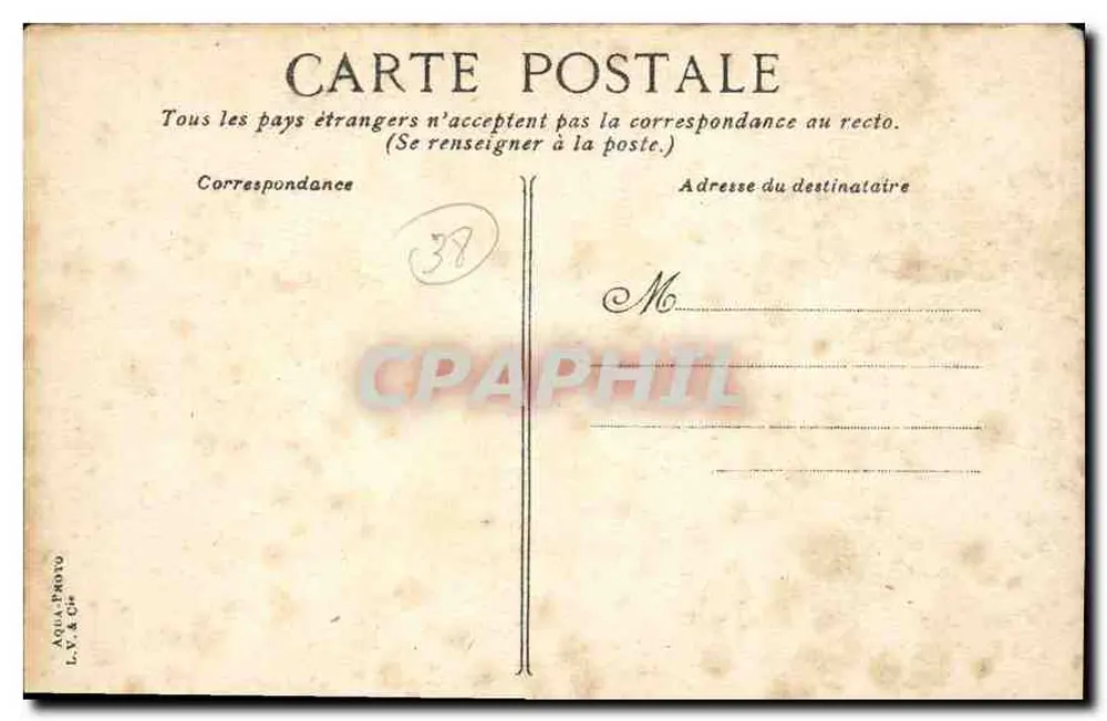 Grenoble — Caserne des Chasseurs Alpins — L.V. & Cie - Rückseite