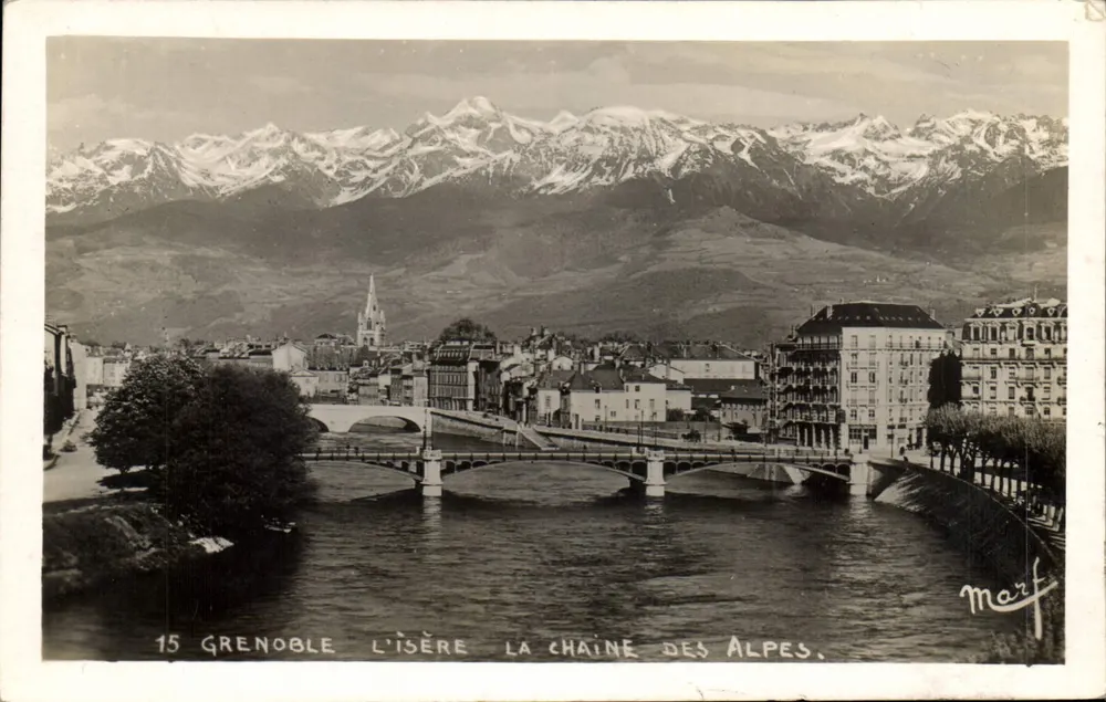 Grenoble — L'Isère — La Chaîne des Alpes — Marf - Vorderseite