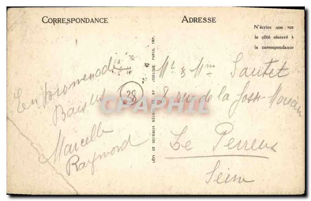Grenoble — Blick auf die Isère — Der Helm Neros und die Festungen — LL - Rückseite