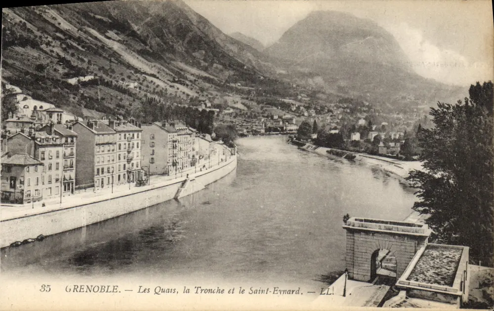 Grenoble — Les Quais, la Tronche et le Saint-Eynard — LL - Frente