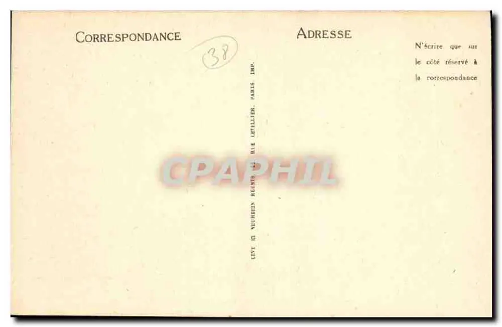 Grenoble — Ansicht der Place Victor-Hugo und der Festungen — LL. — n° 2154 - Rückseite