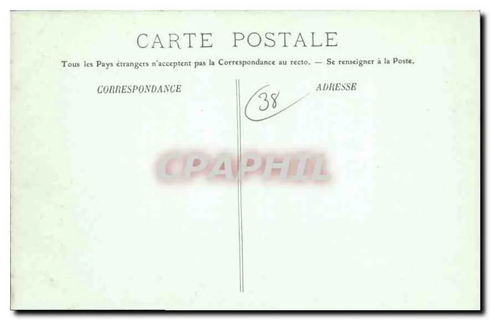 Grenoble — O Ponte da Esplanada e os Fortes — LL. - Verso