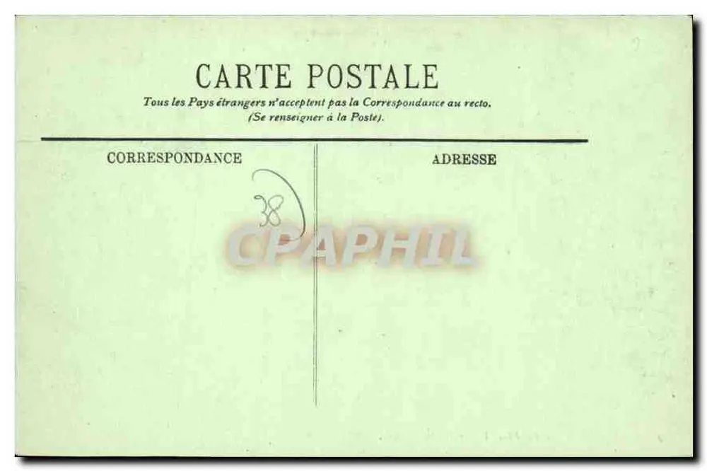 Grenoble — A Place Victor Hugo — LL. — n°29 - Verso