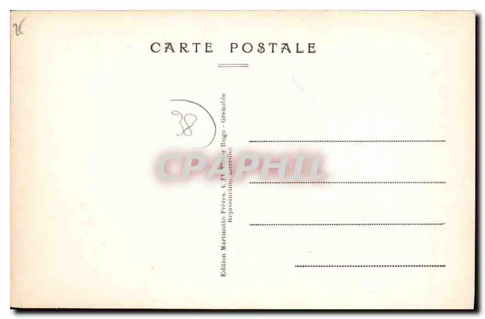 Grenoble — A Isère. A Tronche e o São Eynard. - Verso