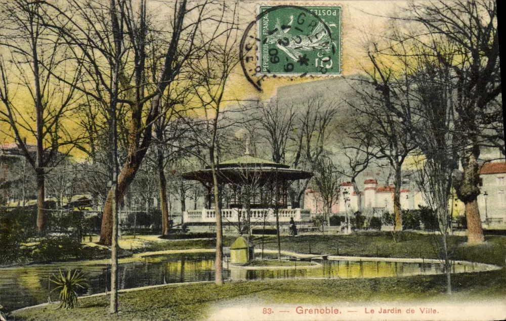 Grenoble — O Jardim da Cidade — editor anônimo, n° 83 - Frente