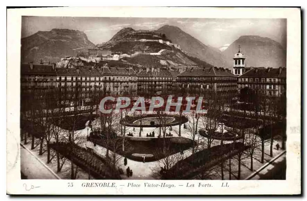 Grenoble — Place Victor-Hugo — Les Forts — L.L. - Frente