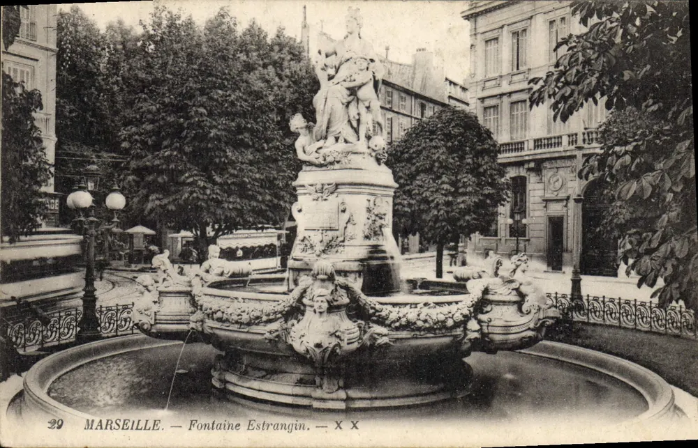 Marselha — Fonte Estrangin — editor desconhecido, n° 29 - Frente