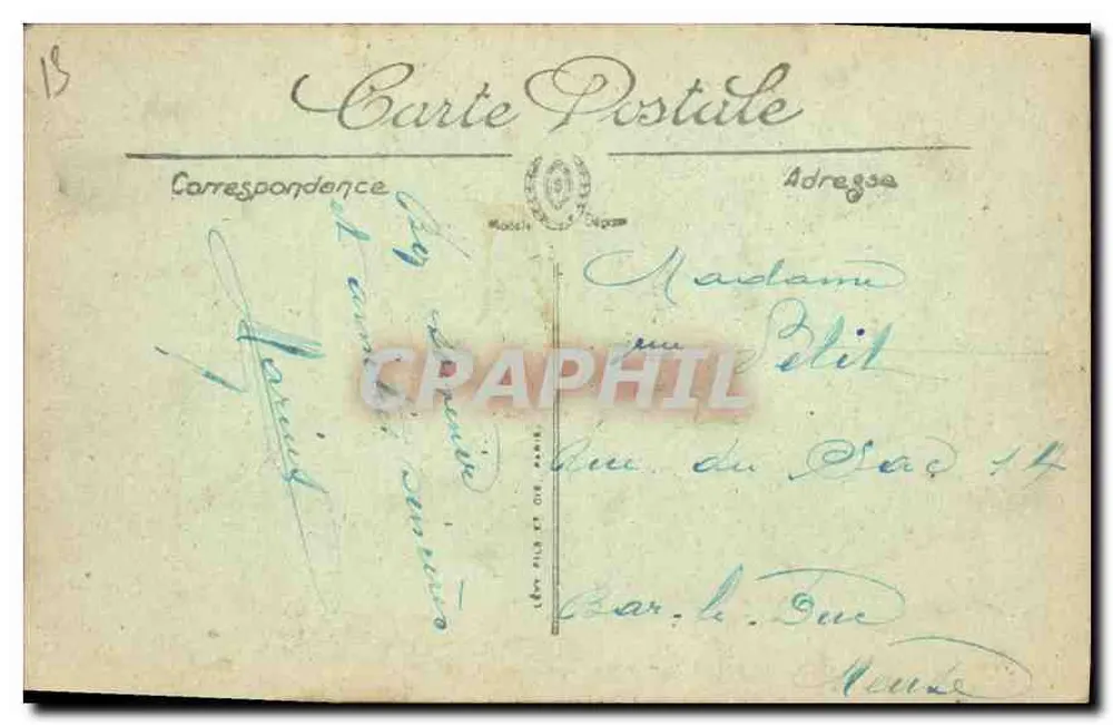 Marselha — Fonte Estrangin — editor desconhecido, n° 29 - Verso