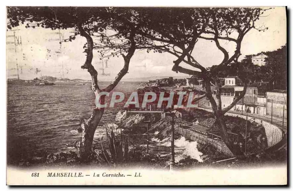 Marselha — A Corniche — LL - Frente